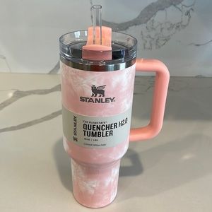 Stanley - PEACH TIE DYE - 40 oz. Flowstate Quencher H2.0 Tumbler - NWT!